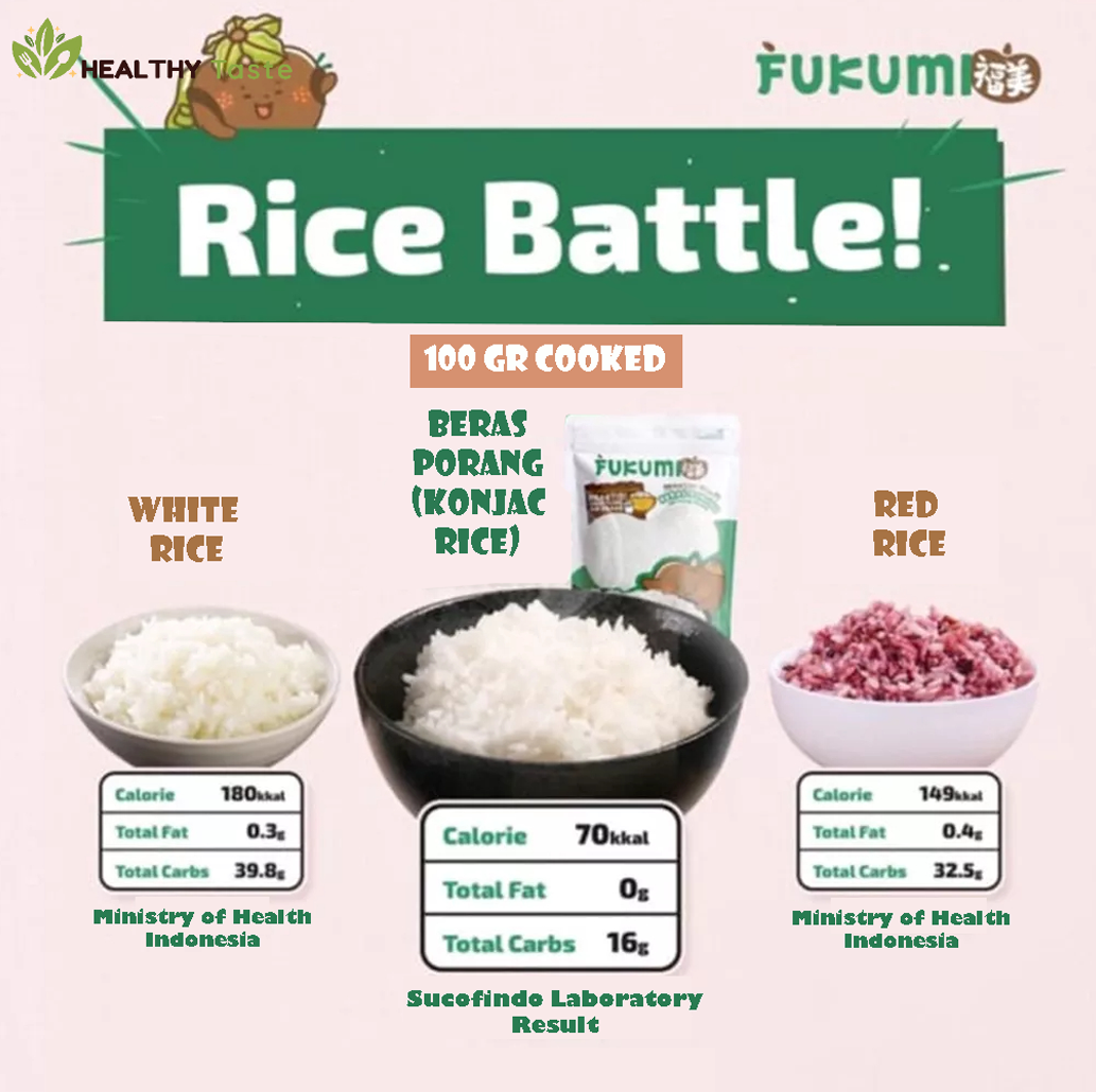 DRY KONJAC RICE - 1 Kg